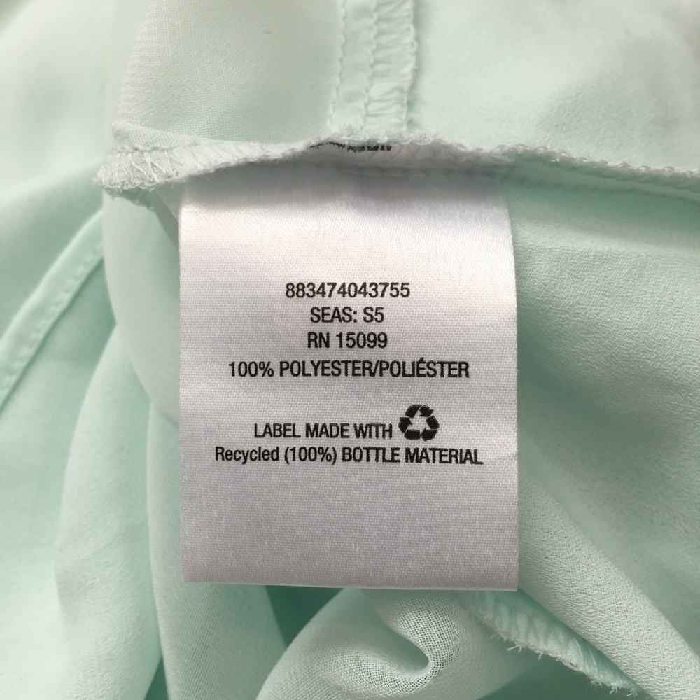 Sz XS Metaphor Sleeveless Ruffle Layer Blouse Top - Picture 3 of 8